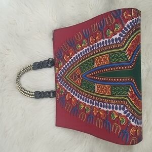 African Ethnic Pattern Oversized‎ Purse